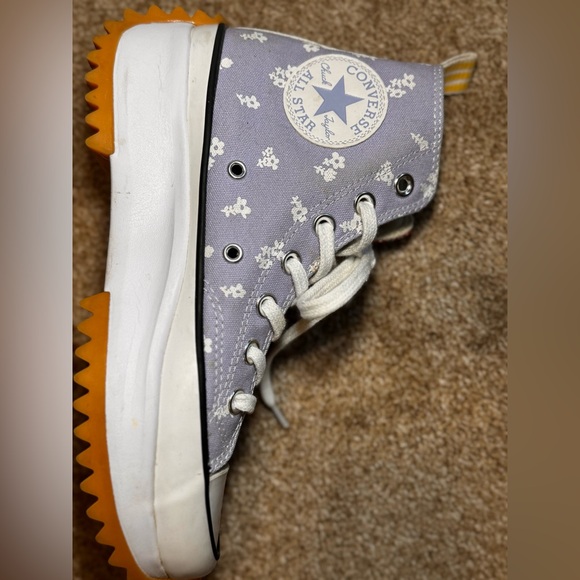 Converse Run Star Hike Platform High 'Floral & Paisley' Women Shoe Size 6.5 - Picture 10 of 15